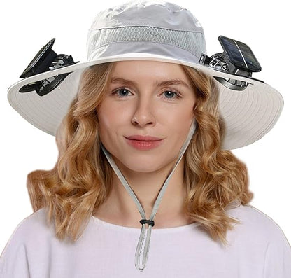 Chapeau à Ventilateur Solaire Ultra-Confort