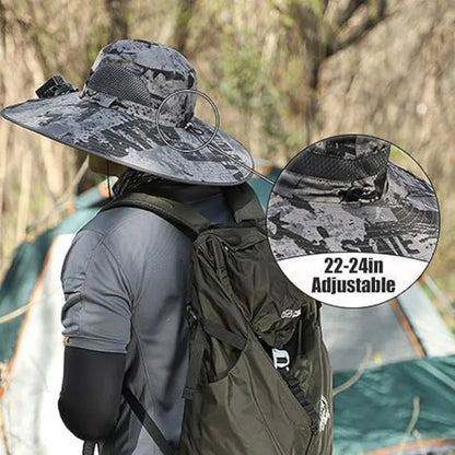 Chapeau à Ventilateur Solaire Ultra-Confort