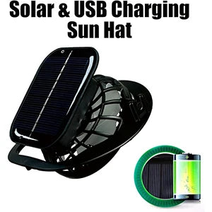 Chapeau à Ventilateur Solaire Ultra-Confort