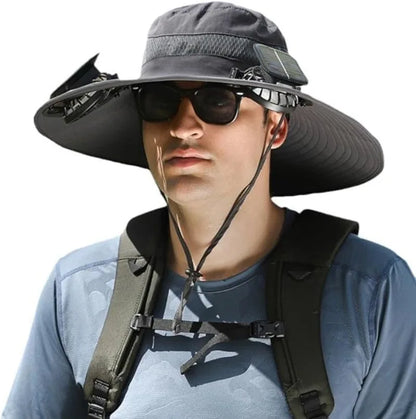 Chapeau à Ventilateur Solaire Ultra-Confort